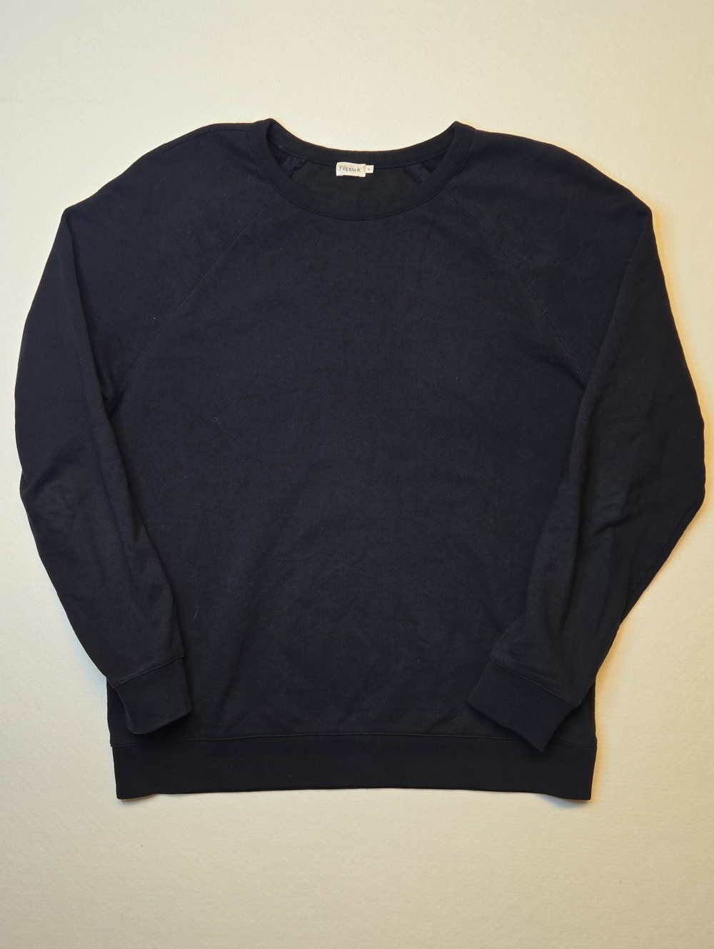 Filippa K Navy Blue M. Cotton Crewneck Sweatshirt